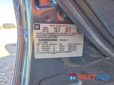 Zdjęcie 13 z 13 samochodu: 2011 BUICK ENCLAVE CXL VIN:5GAKRBED0BJ389498 - miniatura