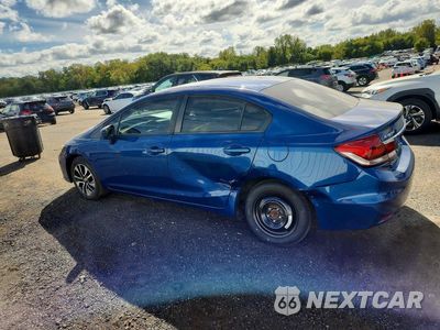 Drugie zdjęcie samochodu z przodu: 2015 HONDA CIVIC EX VIN:19XFB2F8XFE279017 - miniatura