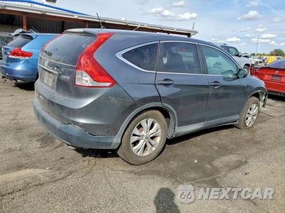 Trzecie zdjęcie samochodu z tyłu: 2013 HONDA CR-V EX VIN:2HKRM4H57DH656448 - miniatura