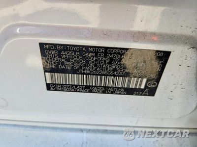 Zdjęcie 12 z 12 samochodu: 2008 LEXUS IS 250 BASE VIN:JTHBK262285064237 - miniatura