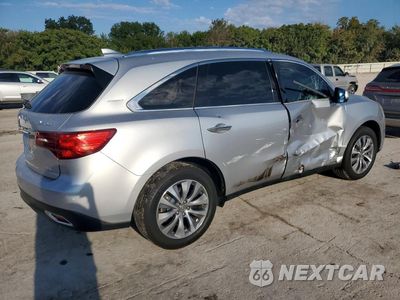 Trzecie zdjęcie samochodu z tyłu: 2014 ACURA MDX TECHNOLOGY VIN:5FRYD4H41EB048880 - miniatura