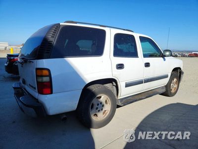 Trzecie zdjęcie samochodu z tyłu: 2004 CHEVROLET TAHOE C1500 VIN:1GNEC13V44J161856 - miniatura