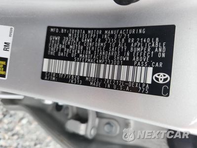 Zdjęcie 12 z 12 samochodu: 2021 TOYOTA COROLLA LE VIN:5YFEPMAE4MP213001 - miniatura