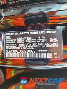 Zdjęcie 13 z 13 samochodu: 2025 ROLLS-ROYCE CULLINAN BLACK BADGE VIN:SLA43HA0XSU228029 - miniatura