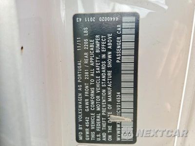 Zdjęcie 12 z 12 samochodu: 2012 VOLKSWAGEN EOS KOMFORT VIN:WVWBW7AH1CV014534 - miniatura
