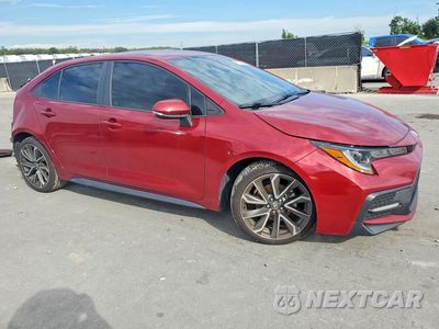 Czwarte zdjęcie samochodu z boku: 2022 TOYOTA COROLLA SE VIN:5YFS4MCE8NP132738 - miniatura