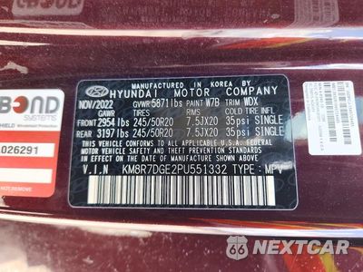 Zdjęcie 14 z 14 samochodu: 2023 HYUNDAI PALISADE CALLIGRAPHY VIN:KM8R7DGE2PU551332 - miniatura