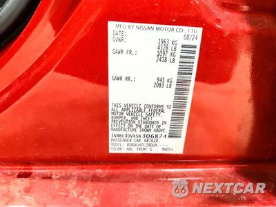 Zdjęcie 12 z 12 samochodu: 2025 NISSAN ALTIMA SV VIN:1N4BL4DVXSN306874 - miniatura