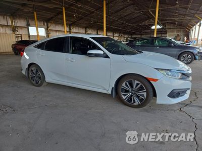 Czwarte zdjęcie samochodu z boku: 2018 HONDA CIVIC EXL VIN:JHMFC1F75JX007772 - miniatura