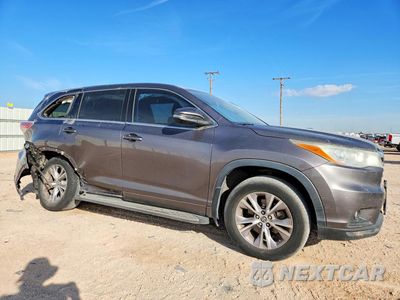 Czwarte zdjęcie samochodu z boku: 2016 TOYOTA HIGHLANDER LE PLUS VIN:5TDZKRFH0GS125753 - miniatura