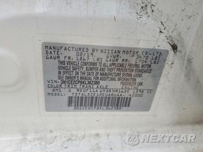 Zdjęcie 12 z 12 samochodu: 2019 NISSAN VERSA NOTE SV VIN:3N1CE2CP8KL362380 - miniatura