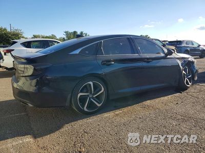 Trzecie zdjęcie samochodu z tyłu: 2019 HONDA ACCORD SPORT VIN:1HGCV1F35KA117240 - miniatura