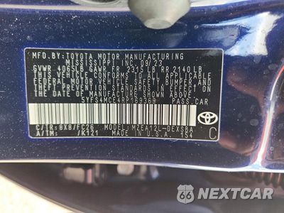 Zdjęcie 12 z 12 samochodu: 2024 TOYOTA COROLLA SE VIN:5YFS4MCE4RP169369 - miniatura