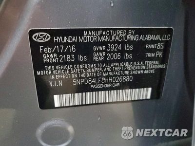 Zdjęcie 12 z 12 samochodu: 2017 HYUNDAI ELANTRA SE VIN:5NPD84LF8HH026880 - miniatura