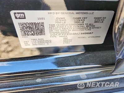 Zdjęcie 12 z 12 samochodu: 2021 CHEVROLET SILVERADO K1500 LT TRAIL BOSS VIN:1GCPYFED4MZ449687 - miniatura