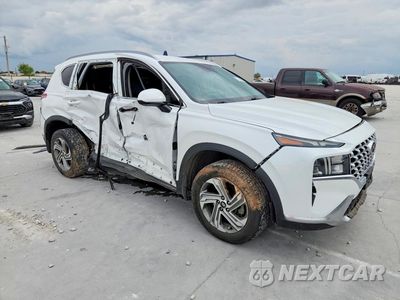 Czwarte zdjęcie samochodu z boku: 2021 HYUNDAI SANTA FE SEL VIN:5NMS2DAJ2MH361396 - miniatura