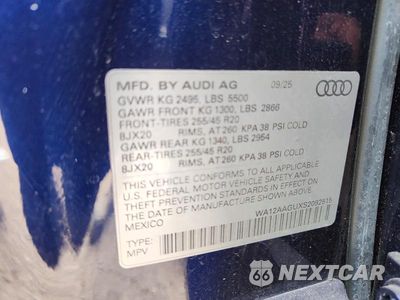 Zdjęcie 13 z 13 samochodu: 2025 AUDI Q5 PREMIUM PLUS VIN:WA12AAGUXS2092515 - miniatura