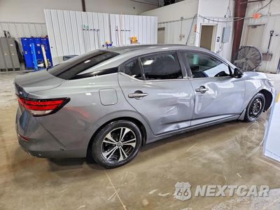 Trzecie zdjęcie samochodu z tyłu: 2022 NISSAN SENTRA SV VIN:3N1AB8CV5NY248524 - miniatura