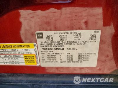 Zdjęcie 13 z 13 samochodu: 2016 GMC ACADIA SLT-1 VIN:1GKKVRKD7GJ145544 - miniatura