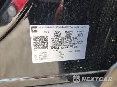 Zdjęcie 13 z 13 samochodu: 2025 CHEVROLET EQUINOX LT VIN:3GNAXHEG6SL259576 - miniatura