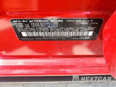 Zdjęcie 13 z 13 samochodu: 2024 MITSUBISHI MIRAGE SE VIN:ML32AWHJ9RH014583 - miniatura