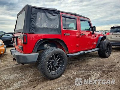 Trzecie zdjęcie samochodu z tyłu: 2010 JEEP WRANGLER UNLIMITED SPORT VIN:1J4BA3H12AL176109 - miniatura