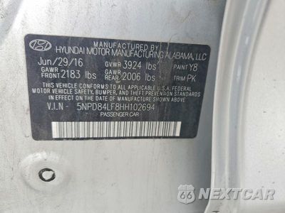 Zdjęcie 12 z 12 samochodu: 2017 HYUNDAI ELANTRA SE VIN:5NPD84LF8HH102694 - miniatura