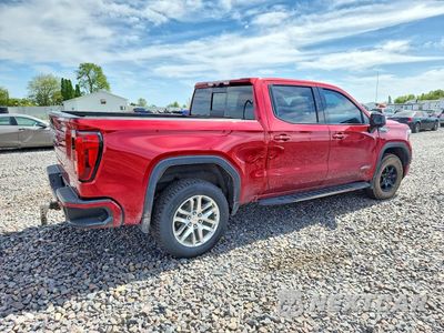 Trzecie zdjęcie samochodu z tyłu: 2021 GMC SIERRA K1500 AT4 VIN:3GTP9EEL2MG186744 - miniatura