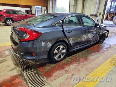 Trzecie zdjęcie samochodu z tyłu: 2021 HONDA CIVIC LX VIN:2HGFC2F65MH541329 - miniatura