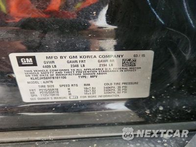 Zdjęcie 13 z 13 samochodu: 2015 BUICK ENCORE PREMIUM VIN:KL4CJHSBXFB181106 - miniatura