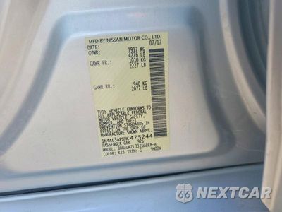 Zdjęcie 12 z 12 samochodu: 2017 NISSAN ALTIMA 2.5 SV VIN:1N4AL3APXHC475244 - miniatura