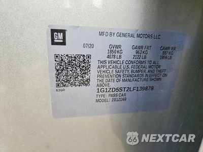 Zdjęcie 12 z 12 samochodu: 2020 CHEVROLET MALIBU LT VIN:1G1ZD5ST2LF139878 - miniatura