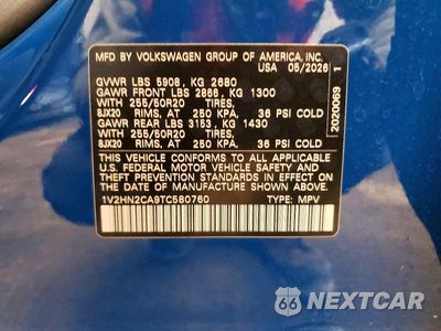 Zdjęcie 13 z 13 samochodu: 2026 VOLKSWAGEN ATLAS SE VIN:1V2HN2CA9TC580760 - miniatura