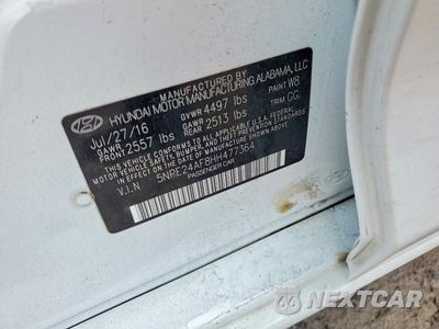 Zdjęcie 12 z 12 samochodu: 2017 HYUNDAI SONATA SE VIN:5NPE24AF8HH477364 - miniatura
