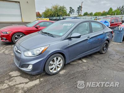 2013 HYUNDAI ACCENT GLS KMHCU4AE8DU322737 - główne zdjęcie licytacji z USA - miniatura
