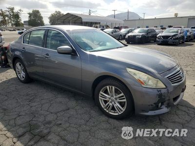 Czwarte zdjęcie samochodu z boku: 2011 INFINITI G25 SEDAN BASE VIN:JN1DV6AP1BM601496 - miniatura