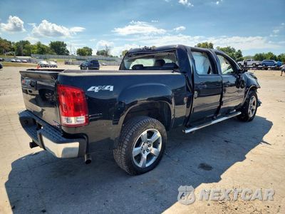 Trzecie zdjęcie samochodu z tyłu: 2013 GMC SIERRA K1500 SLT VIN:3GTP2WE70DG299833 - miniatura
