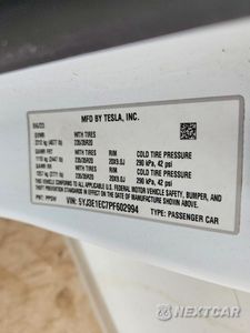 Zdjęcie 12 z 12 samochodu: 2023 TESLA MODEL 3 VIN:5YJ3E1EC7PF602994 - miniatura