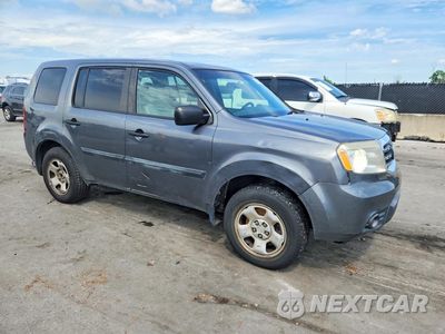 Czwarte zdjęcie samochodu z boku: 2012 HONDA PILOT LX VIN:5FNYF3H24CB043853 - miniatura