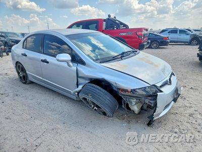Czwarte zdjęcie samochodu z boku: 2008 HONDA CIVIC LX VIN:2HGFA16598H338943 - miniatura