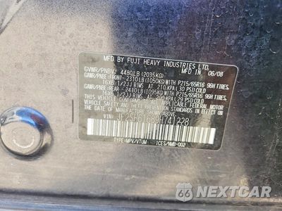 Zdjęcie 12 z 12 samochodu: 2009 SUBARU FORESTER 2.5X VIN:JF2SH61689H741228 - miniatura