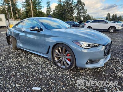 Czwarte zdjęcie samochodu z boku: 2021 INFINITI Q60 RED SPORT 400 VIN:JN1FV7LL6MM560116 - miniatura