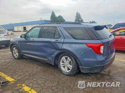 Drugie zdjęcie samochodu z przodu: 2021 FORD EXPLORER XLT VIN:1FMSK8DH1MGC33251 - miniatura