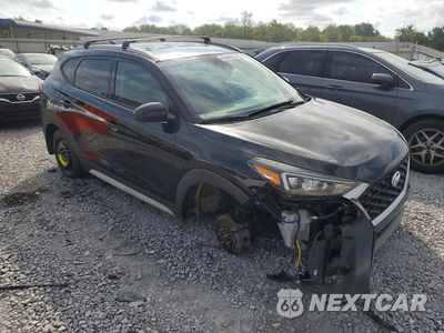Czwarte zdjęcie samochodu z boku: 2021 HYUNDAI TUCSON SEL VIN:KM8J33AL9MU309658 - miniatura