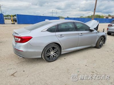 Trzecie zdjęcie samochodu z tyłu: 2022 HONDA ACCORD TOURING HYBRID VIN:1HGCV3F97NA029987 - miniatura
