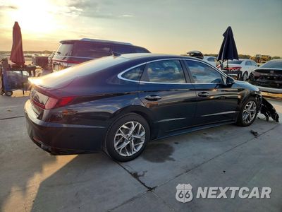 Trzecie zdjęcie samochodu z tyłu: 2021 HYUNDAI SONATA SEL VIN:KMHL14JA6MA146360 - miniatura