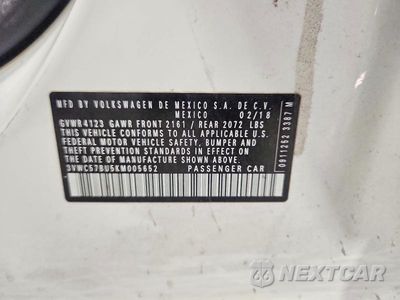 Zdjęcie 12 z 12 samochodu: 2019 VOLKSWAGEN JETTA S VIN:3VWC57BU5KM005652 - miniatura