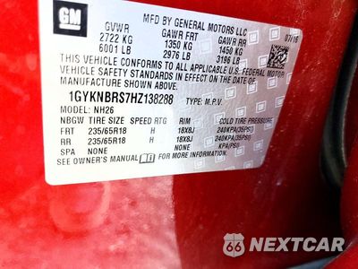 Zdjęcie 13 z 13 samochodu: 2017 CADILLAC XT5 LUXURY VIN:1GYKNBRS7HZ138288 - miniatura