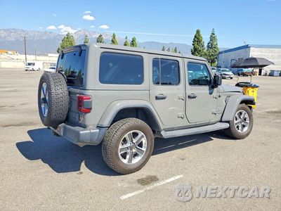 Trzecie zdjęcie samochodu z tyłu: 2019 JEEP WRANGLER UNLIMITED SAHARA VIN:1C4HJXEG9KW570948 - miniatura