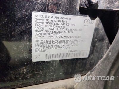 Zdjęcie 13 z 13 samochodu: 2019 AUDI Q7 PREMIUM VIN:WA1AAAF71KD002373 - miniatura
